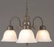 YHD Manzanita Dark Brown 3-Light Chandelier-3