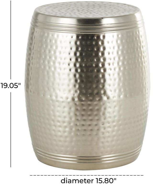 Deco Marche Silver Accent Table-2