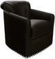 Craftmaster® Customizable CM Leather Swivel Chair-0