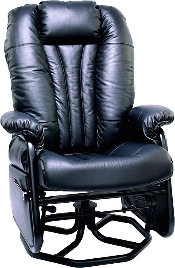 PEL International PEL 17 Series Black Manual Recliner-0