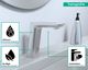Hansgrohe Metris S Chrome 0.5 GPM Electronic Faucet with Preset Temperature Control-2