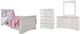 Signature Design by Ashley® Anarasia 3-Piece White Twin Sleigh Bed Set-0