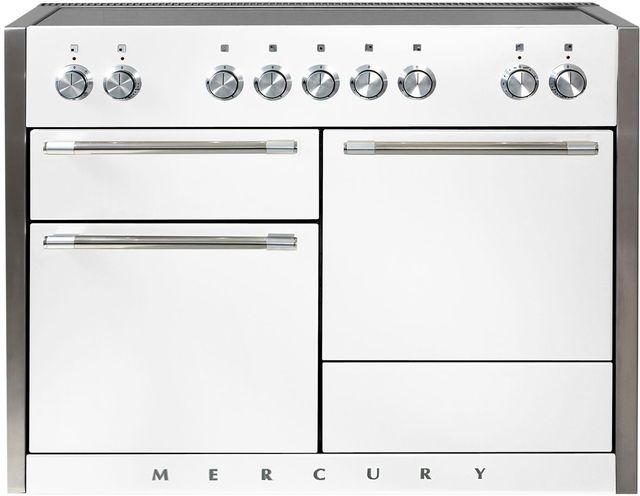 AGA™ Mercury 48" White Pro Style Induction Range
