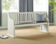 Steve Silver Co.® Joanna Ivory/Mocha Bench with Back-3