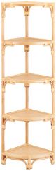 Crestview Collection Capri Natural/Tan Corner Shelf-2
