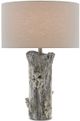 Currey & Company Porcini Dark Brown/Light Gray Table Lamp-0
