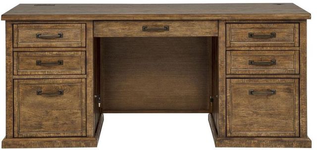 Coaster® Altidore Brown Executive Home Office Desk-3