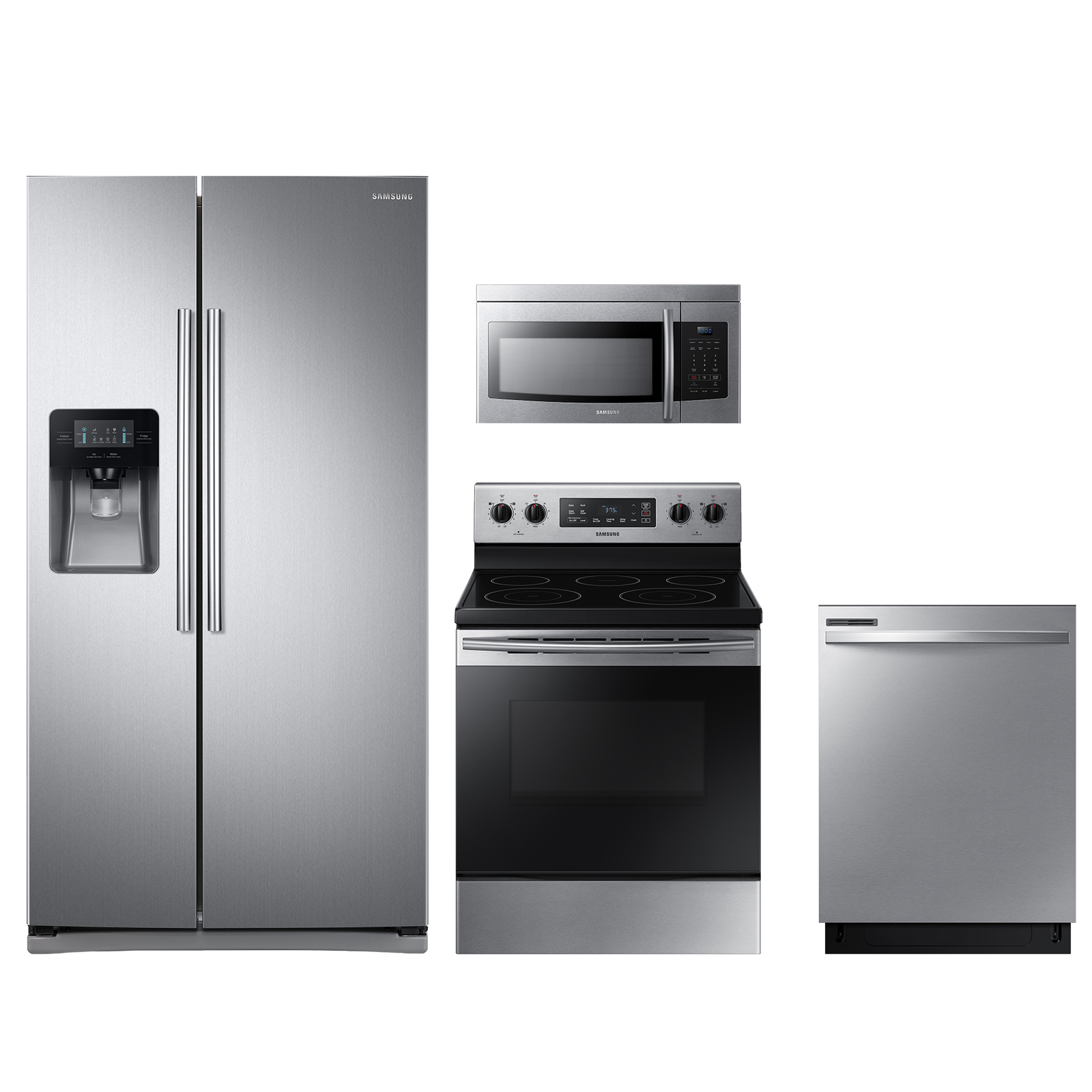 Samsung 4 Piece Kitchen Package-Stainless Steel