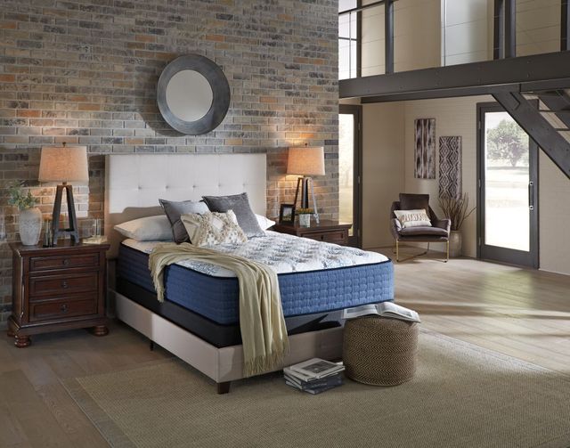 Sierra Sleep® by Ashley® Mt Dana 2-Piece Hybrid Plush and Best Adjustable Base California King Plush Mattress Set-3