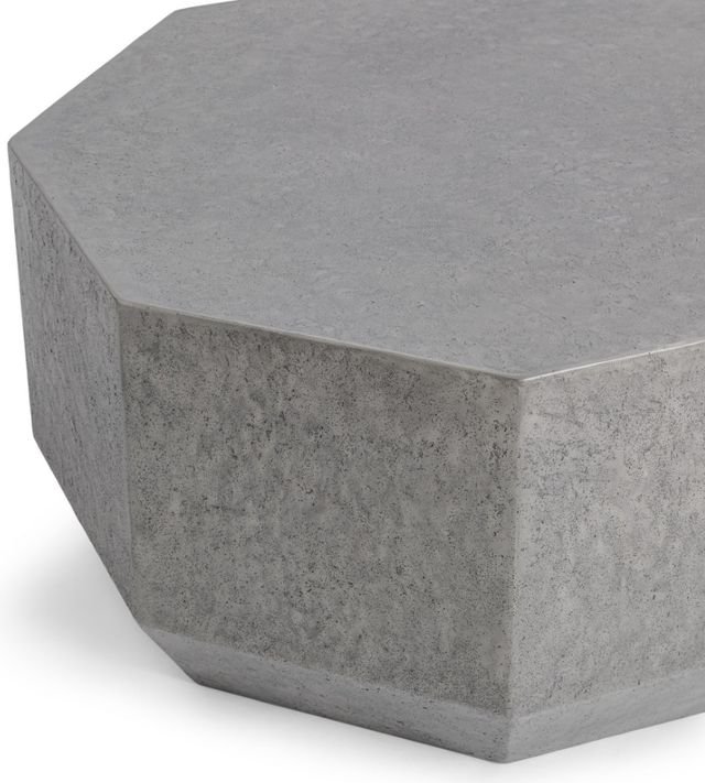 Classic Home Morse Dark Gray Concrete Outdoor Coffee Table-4
