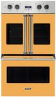Viking® 7 Series 30" Daffodil Double Electric French-Door Wall Oven-0