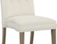 Fairfield® Customizable Entree Dining Straight Tall Back Tufted Armless Stack Dining Chair with Mica Legs-1