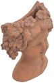 A & B Home 6-Piece Brown Outdoor Head Bust Planter Set-1