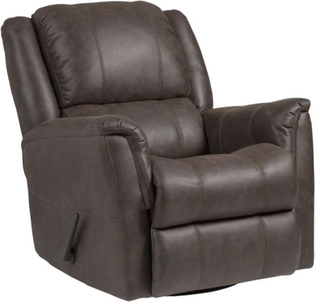 HomeStretch Venus Walnut Manual Swivel Glider Recliner-0