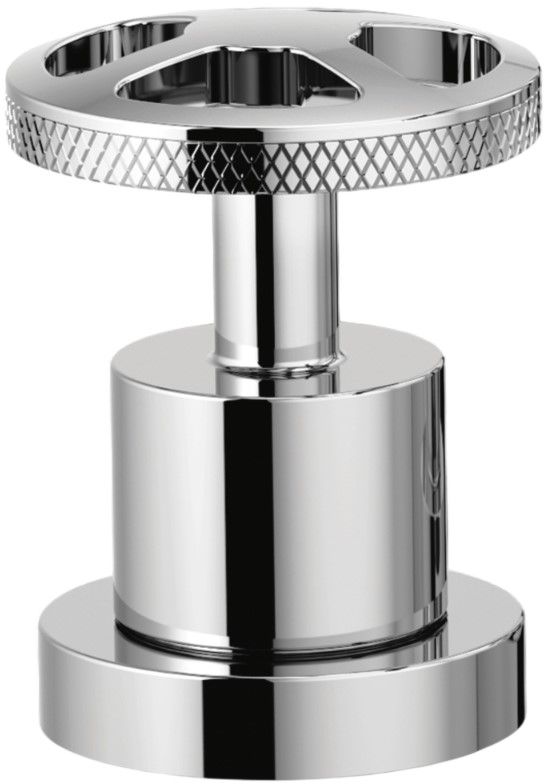 Brizo Litze® Polished Chrome Roman Tub Faucet Wheel Handle Kit-0