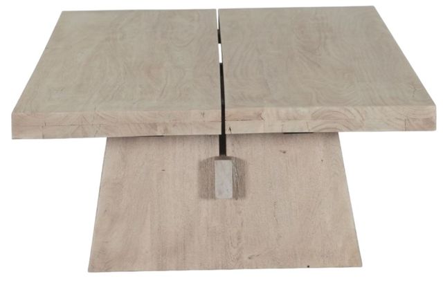 Home Trends & Design Piedmont Matte Driftwood Coffee Table-2
