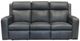 Flexsteel® Wyatt Gunmetal Gray Power Reclining Sofa with Power Headrests and Lumbar-1
