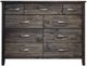 Mako Wood Furniture Scarlett Brown Dresser-0