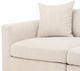 Dovetail Furniture Erica 3-Piece Glendale Taupe Right-Arm Facing Sofa Sectional and Chaise-2