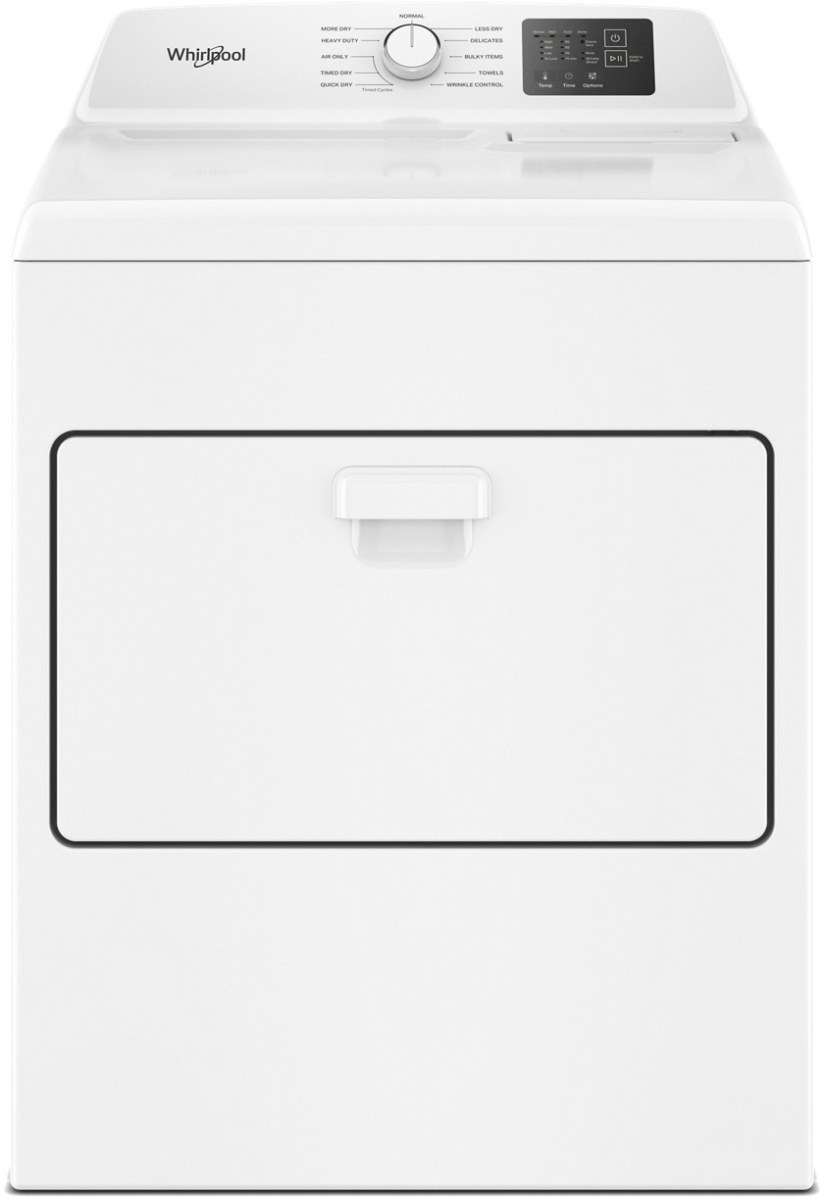 Whirlpool® White Front Load Electric Dryer with