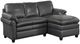 Homelegance® Exton 2-Piece Gray Sectional-0
