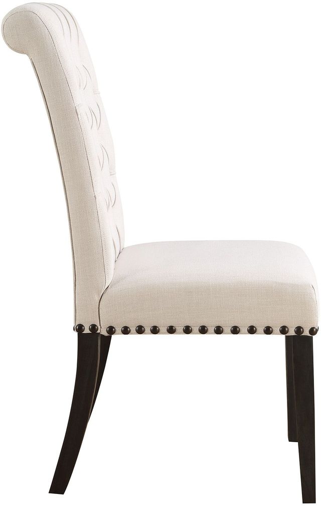 Coaster® Alana 2-Piece Beige/Smokey Black Side Chairs-3