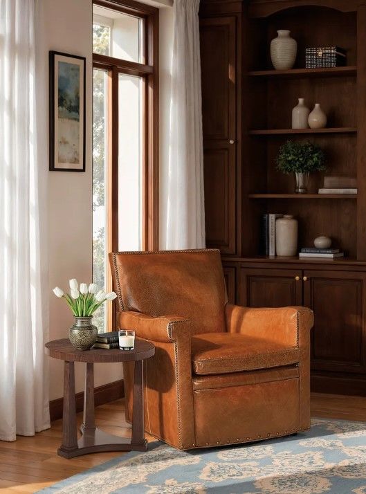 Hooker® Furniture CC Jilian Huntington Morrison Swivel Club Chair-1