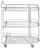 ACME Furniture Inyo Chrome/Clear Serving Cart-3