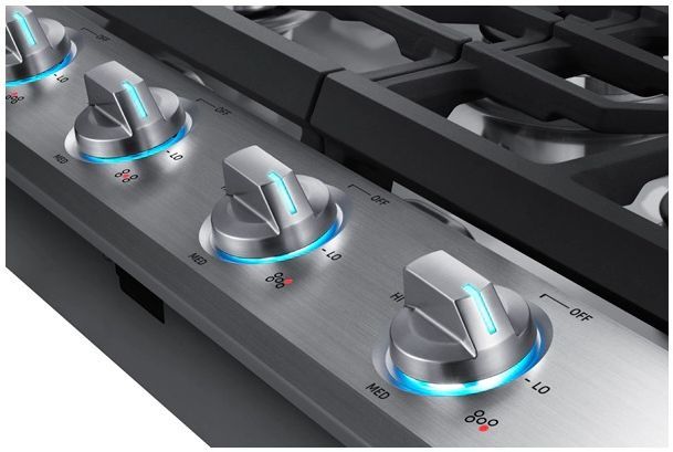 Samsung 30" Stainless Steel Gas Cooktop-8