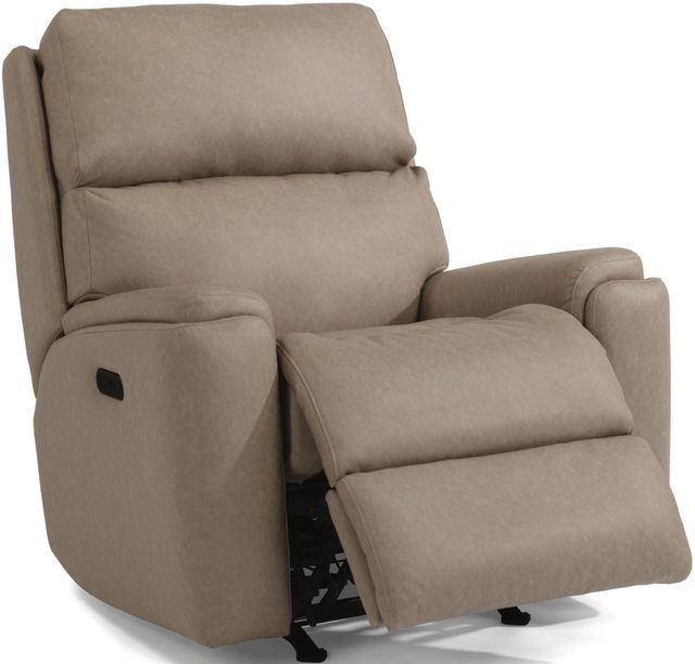 Flexsteel® Rio Power Rocking Recliner with Power Headrest-1