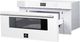 FORNO® Capoliveri Espresso 1.2 Cu. Ft. White Microwave Drawer-2