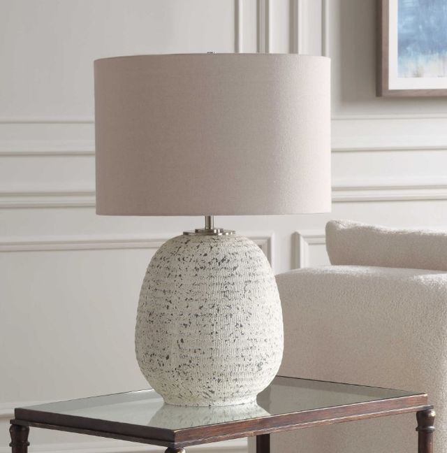 Uttermost® Danala Dark Gray/Ivory Table Lamp-1