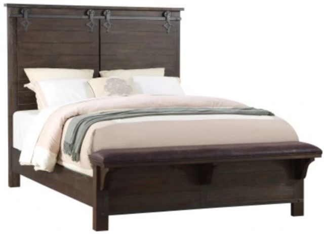 Emerald Home Newton Cocoa Brown Queen Bed-0
