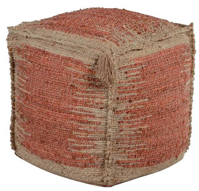 Steve Silver Co. Jafar Orange Pouf-0