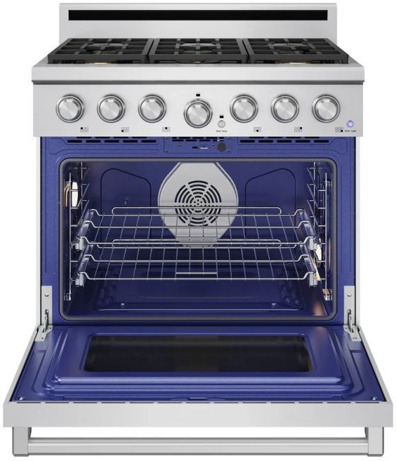 Thor Kitchen® X Series 36" Stainless Steel Premium Freestanding Pro Style Gas Range-1