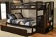 Kodiak Furniture Kelcie Dark Chocolate Twin/Full Bunk Youth Bed with Trundle-3