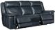 Hooker® Furniture MS Montel Cosmos Cobalt Lay Flat Power Reclining Sofa with Power Headrests and Lumbar-1
