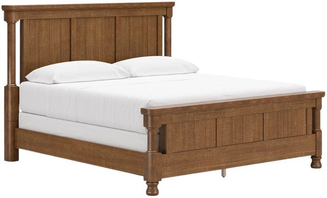 Signature Design by Ashley® Chadworth Brown California King Poster Bed-1