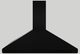 Vent-A-Hood® 48" Black Wall Hood-0