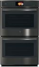 GE Profile™ 30" Black Stainless Steel Electric Double Wall Oven Built In-0