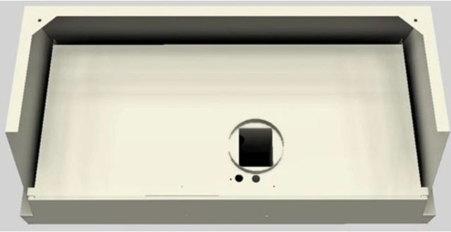 Vent-A-Hood® Designer Series 48" Biscuit Wall Mounted Range Hood-2