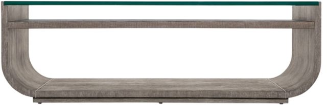 Hooker® Furniture Modern Mood Glass Top Cocktail Table with Mink Base-1