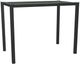 Amisco Customizable Azilis 54" Rectangular Bar Height Pub Table with 0.5" Clear Glass Top-0