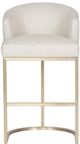 Vanguard® Furniture Vanguard Index Porcelain/Satin Brass Bar Stool-1