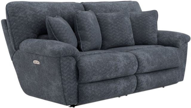 American Wholesale Furniture Paxon Smoke Power Reclining Sofa with Headrest-0