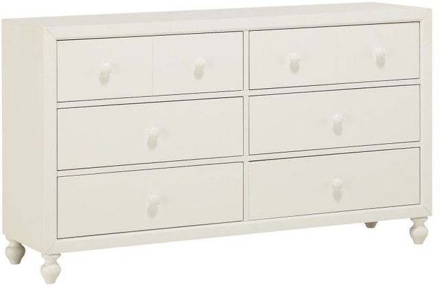 Mazin Furniture Wellsummer White Dresser-1