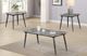 Titus Furniture 3 Piece Marble/Charcoal Coffee Table Set-0