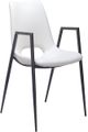 Zuo Modern Desi White Dining Chair-0