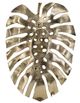 A & B Home Alu Gold Wall Leaf Hanging Bowl-1