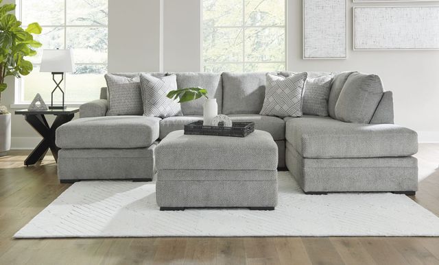 Signature Design by Ashley® Casselbury 2-Piece Cement Right-Arm Facing Chaise Sectional-4